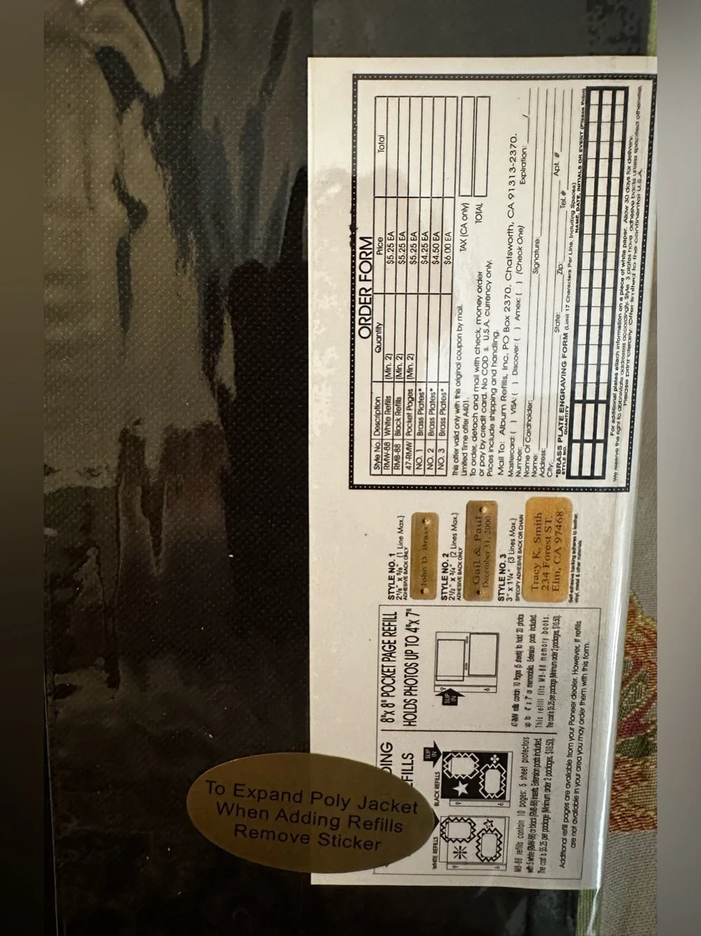 Pioneer E-Z Load Green Memory Book 8